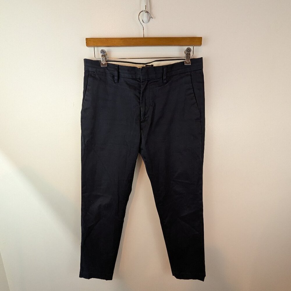 Banana Republic Navy Tailored Performace Fit Dress Pants, Sz 32 x 30